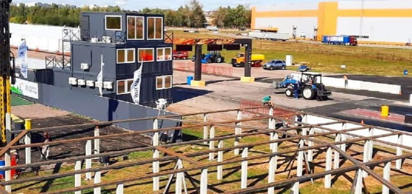 Фундамент на забивных ЖБ сваях