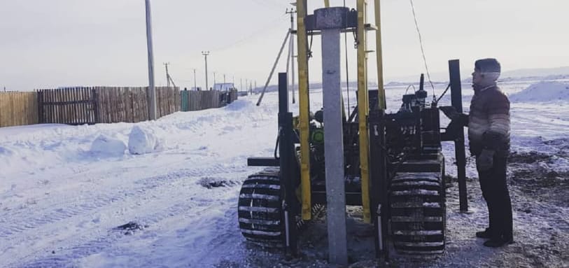 Фундамент на забивных ЖБ сваях